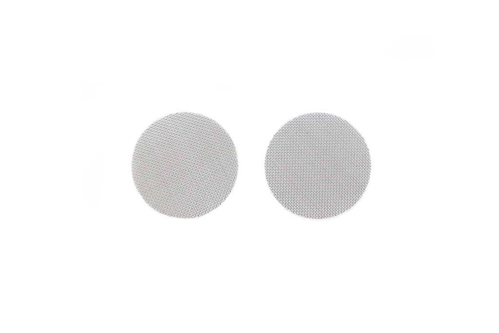 Set of 2 AIQ stainless steel filters, coarse-mesh (400 µm), diameter: 35 mm. For use with ADDIPURE PEO 35*35 and PEO 60*35 extractors.
