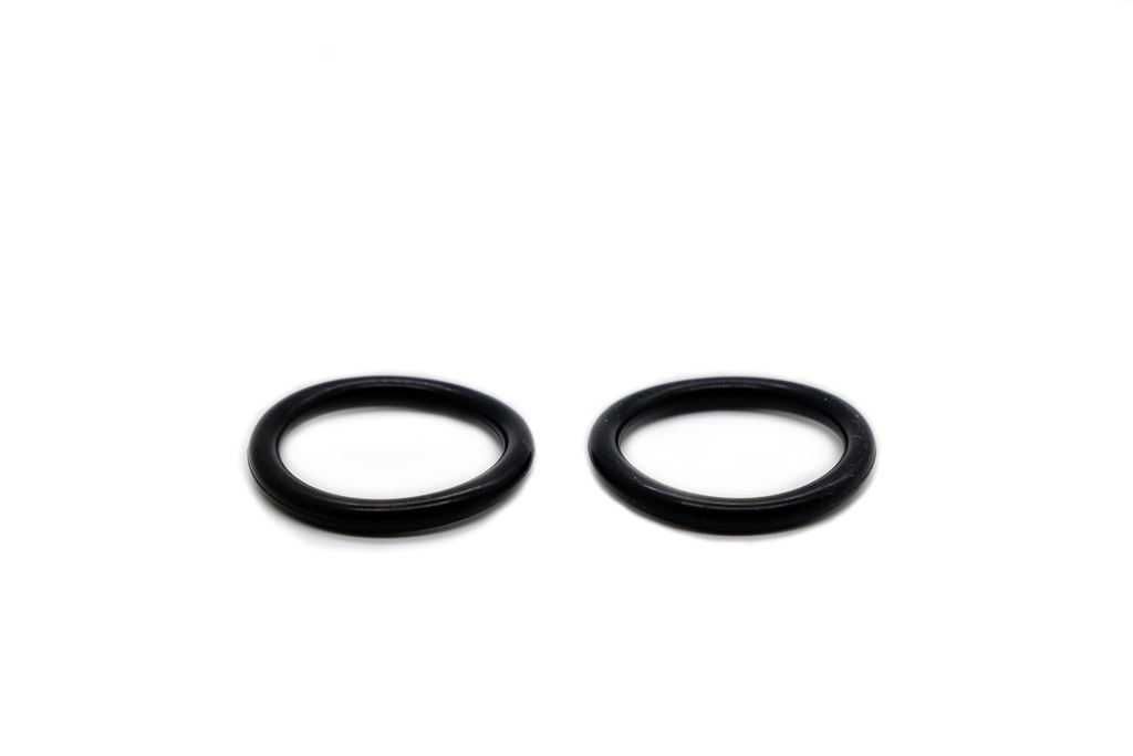 Set of 2 black sealing O-rings, diameter: 31 mm, dimethyl ether (DME) and n-butane resistant. For use with ADDIPURE PEO 35*35 and PEO 60*35 extractors.