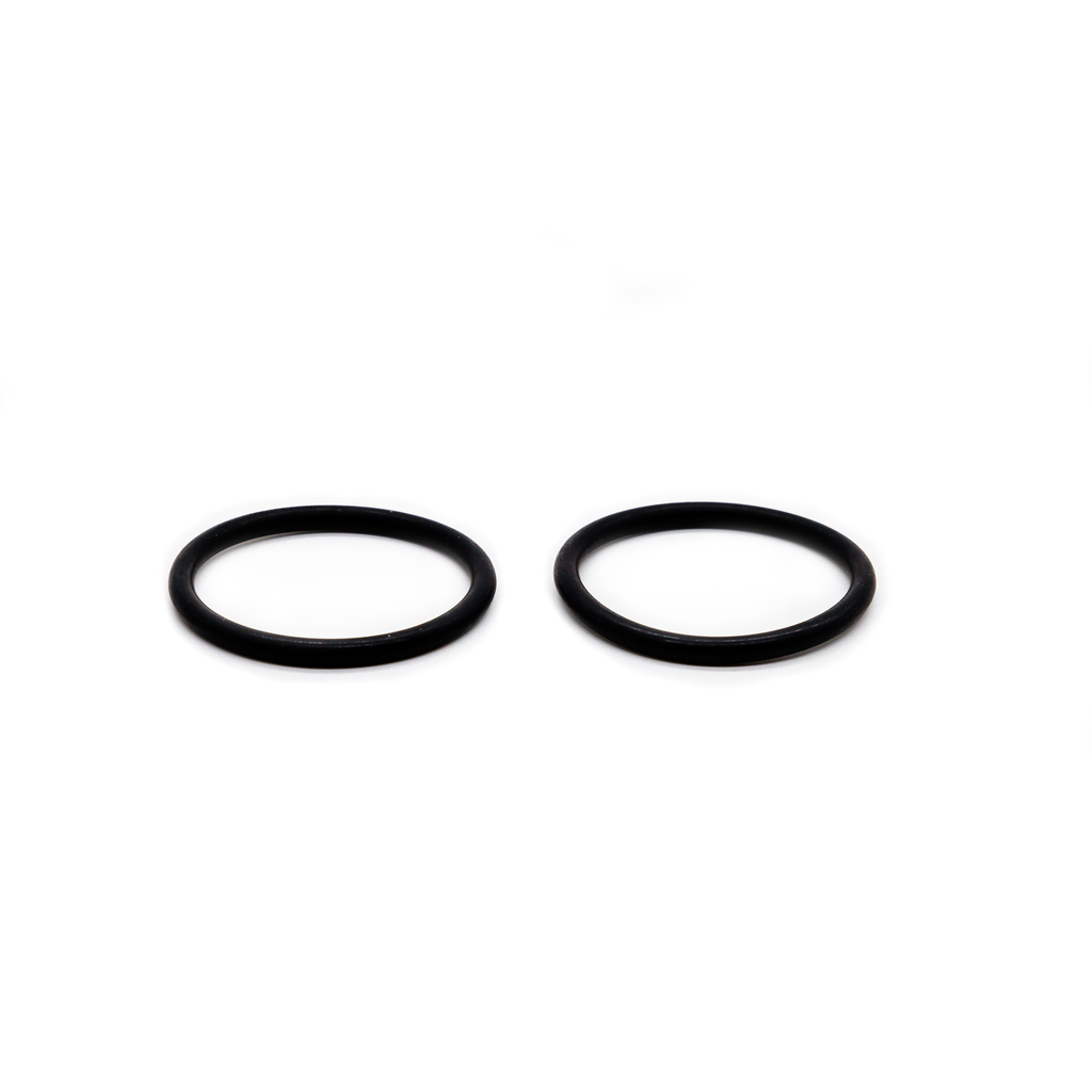 Set of 2 black sealing O-rings, diameter: 46 mm, dimethyl ether (DME) and n-butane resistant. For use with ADDIPURE PEO 60*50, PEO 120*50 and PEO 240*50 extractors.