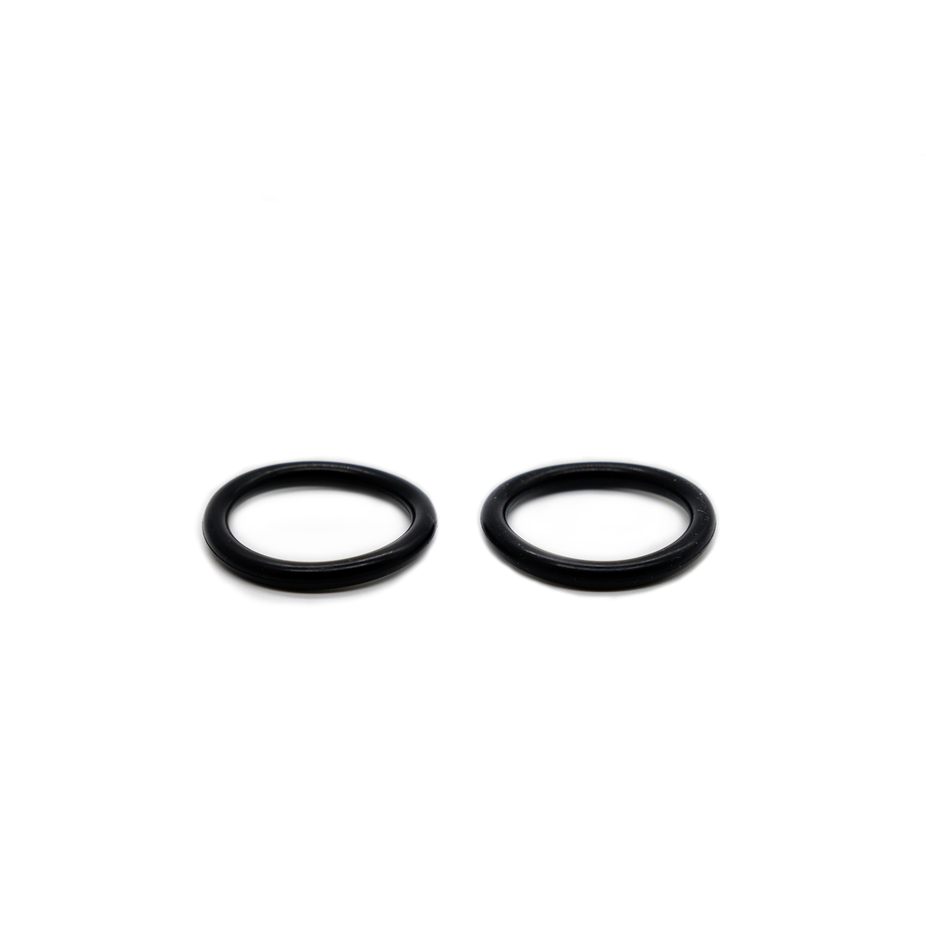 Set of 2 black sealing O-rings, diameter: 31 mm, dimethyl ether (DME) and n-butane resistant. For use with ADDIPURE PEO 35*35 and PEO 60*35 extractors.